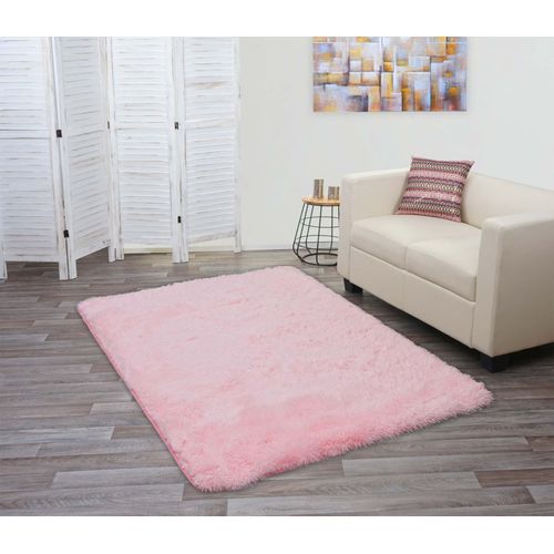 Tapis Hwc-F69, Shaggy Tapis À Poils Longs, Tissu/Textile Doux Et Moelleux 200x140cm   Rose