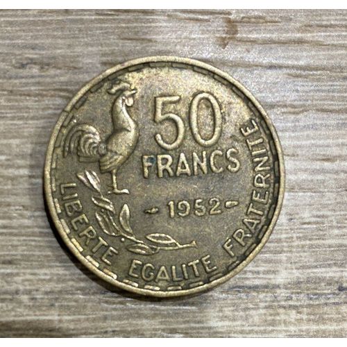 Piece De 50 Francs Guiraud 1952