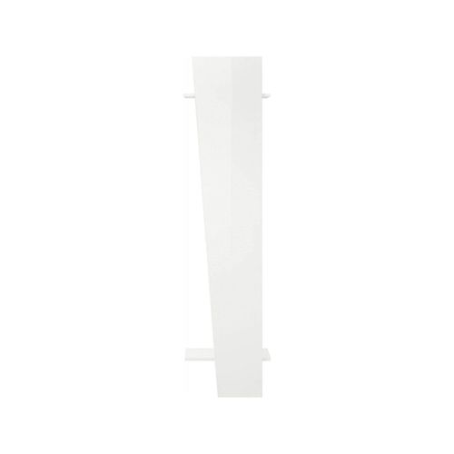 Meuble D'entrée Effet Bois Blanc Brillant 50x30 Cm