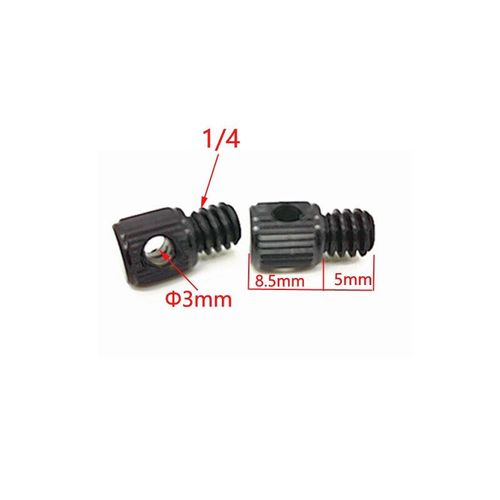 14 Noir - 1 pièces Vis à filetage Adaptateur Trépied Plaque Vis pour Caméra Flash de Lumière De Trépied