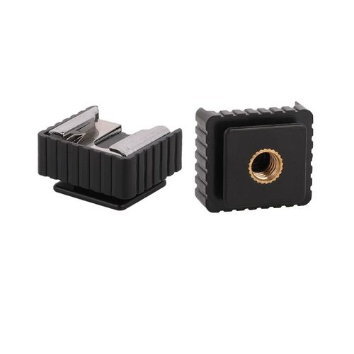 2pcs - Accessoires pour appareil photo Type U 1/4 \, adaptateur de support de chaussure froide pour Canon/Nikon/Sony, support de Flash SC-6