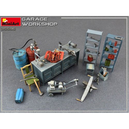 Accessoires De Dioramas : Atelier De Garage-Mini Art