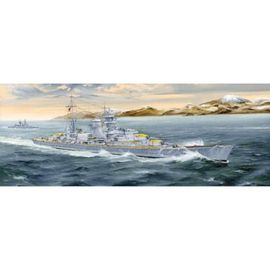 Maquette Bateau : Croiseur Lourd Blücher Kriegsmarine Allemande-Trumpeter