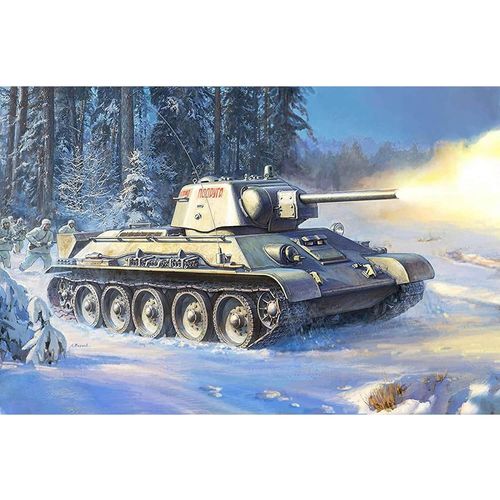 Maquette Char : T-34/76 1943 Uralmash-Zvezda