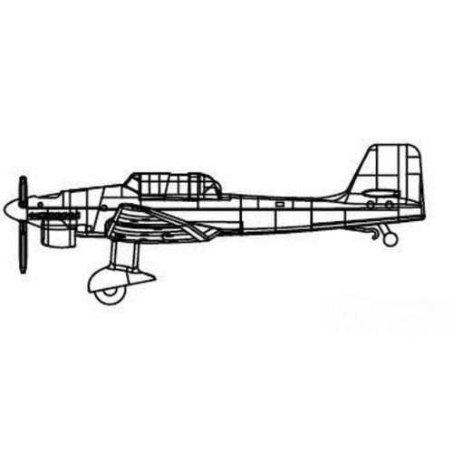 Maquettes Avions : Set Mini Avions Ju-87-Trumpeter