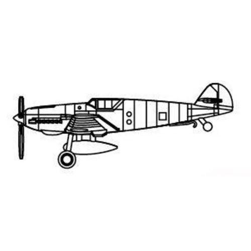 Maquettes Avions : Set Mini Avions Bf109t-Trumpeter