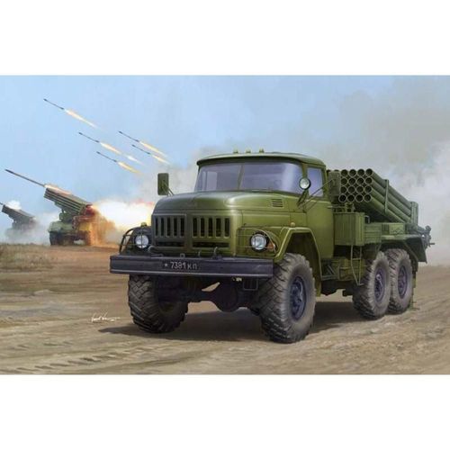 Maquette Véhicule Militaire : Camion Russe 9p138 Grad-1 Sur Zil-131-Trumpeter