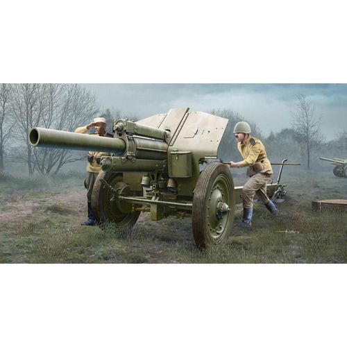 Maquette Obusier : Soviet 122mm Howitzer 1938 M-30 Late Version-Trumpeter