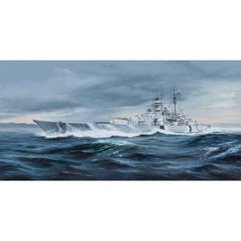 Maquette Bateau : Cuirassé Allemand Bismarck-Trumpeter