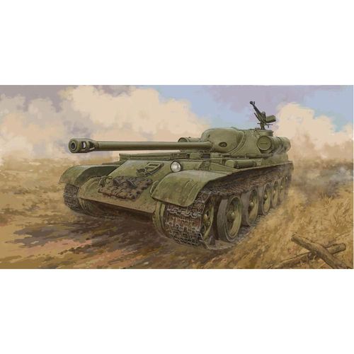 Maquette Char : Chasseur De Chars Soviétique Su-102 Spa-Trumpeter