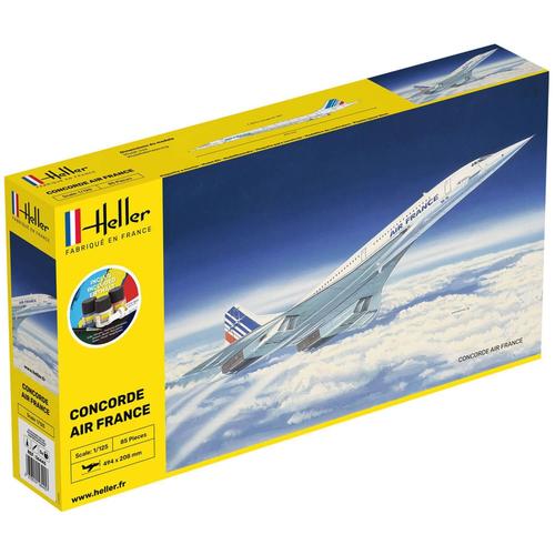 Maquette Avion : Starter Kit : Concorde Air France-Heller