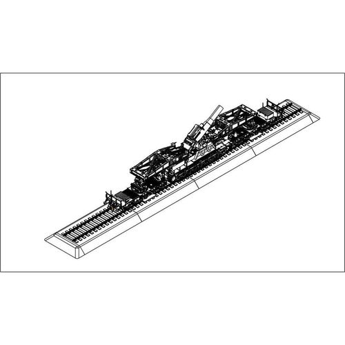Maquette Char : Karl-Geraet Allemand 040/041 Sur Transporteur Ferroviaire-Hobby Boss