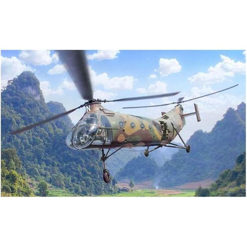 Maquette Hélicoptère : H-21c Gunship-Maquettes Italeri