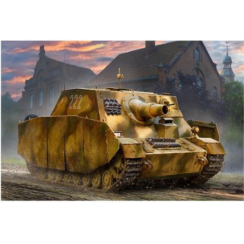 Maquette Véhicule Militaire : Sturmpanzer Iv Brummbar-Zvezda