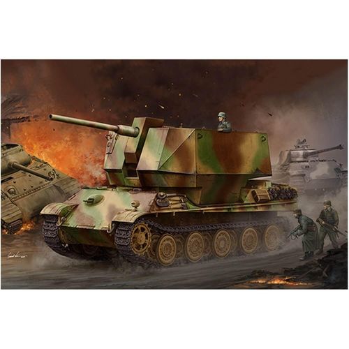 Maquette Char : Flakpanther W/8,8cm Flak 36/37-Trumpeter