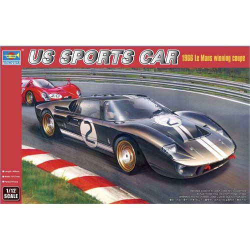 Maquette Voiture : Us Sports Car-Trumpeter