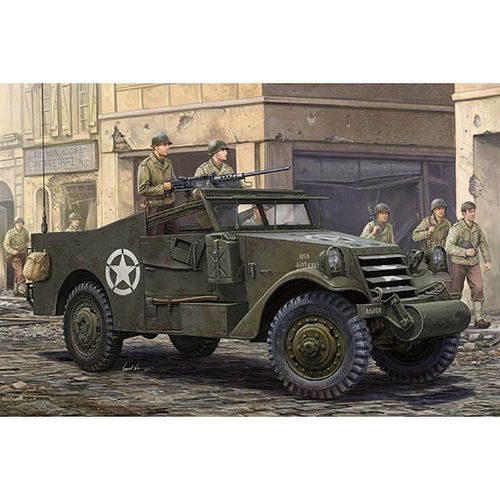 Maquette U.S. M3a1 White Scout Car-Hobby Boss