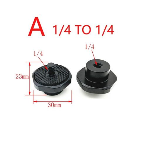 A 14 à 14 - 1 pièces Vis à filetage Adaptateur Trépied Plaque Vis pour Caméra Flash de Lumière De Trépied
