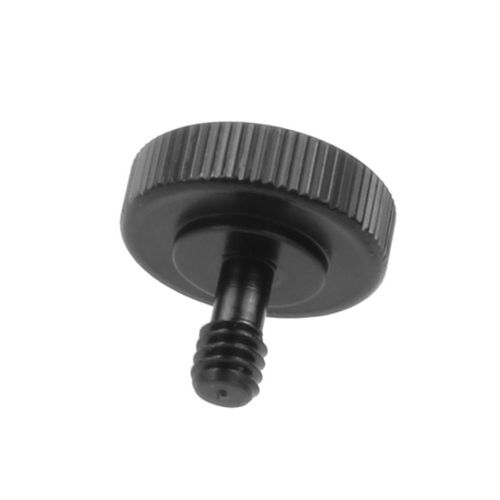 le noir - Adaptateur de vis de 1/4 pouces mâle à femelle, accessoire de Studio pour caméra, trépied de Type L, support de Flash