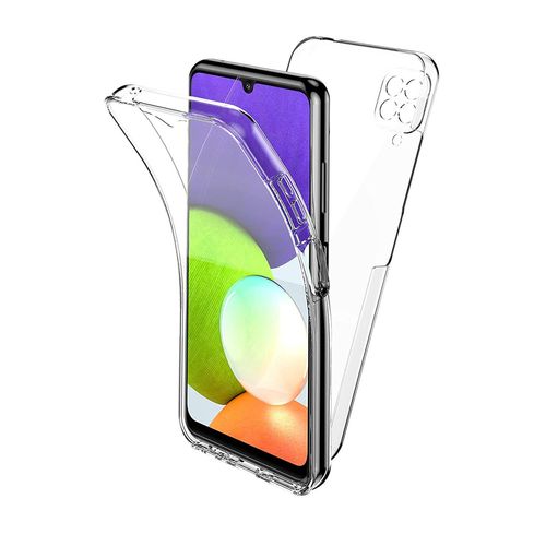Coque 360 Degrés Samsung Galaxy A22 4g Protection Intégrale Arrière Pc Case Et Avant Tpu Transparente Smartphone - Accessoires Pochette Exceptional Case