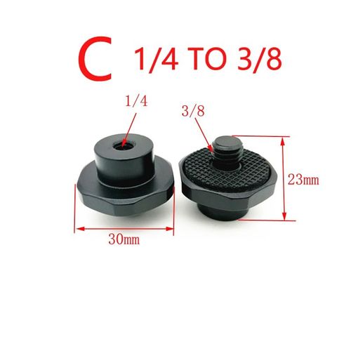 C 14-38 - 1 pièces Vis à filetage Adaptateur Trépied Plaque Vis pour Caméra Flash de Lumière De Trépied
