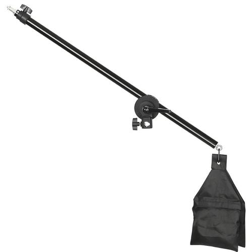 Trepied cantilever Support de trepied leger Photo Studio 2M avec bras de fleche en porte-a-faux de 135CM et sac de sable vide pour la photographie supportant l'eclairage Softbox