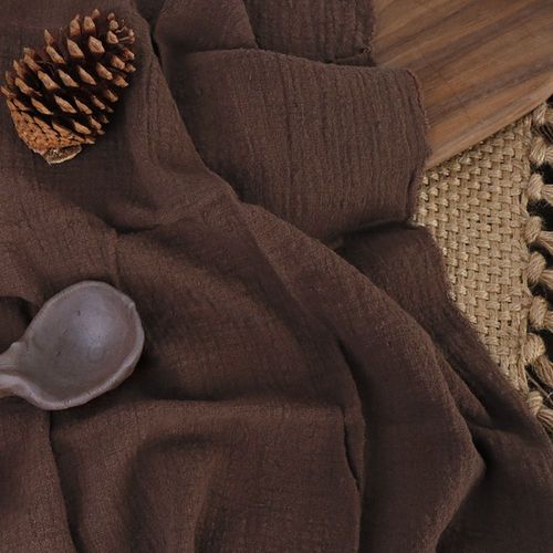 Café - Tissu de coton Gunny Texture bosse, accessoires de fond de photographie, accessoires de Studio Photo pour la décoration d'arrière-plan des aliments fins