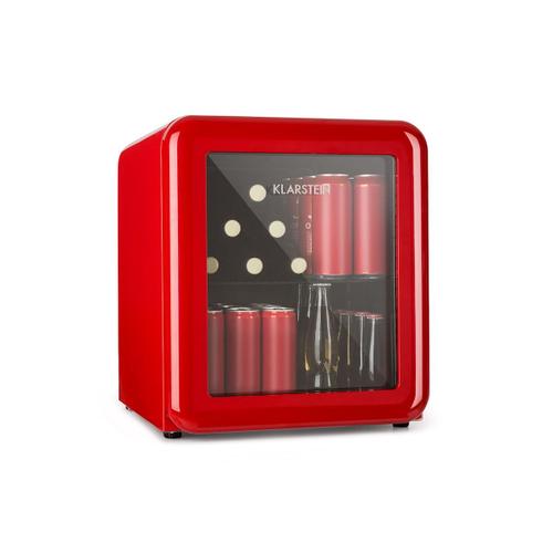 Réfrigerateur Minibar - Klarstein PopLife - 48 litres - Design rétro rouge