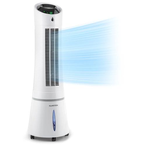 Rafraîchisseur d'air - Klarstein - ventilateur humidificateur d'air purificateur - climatiseur mobile sans evacuation - Blanc