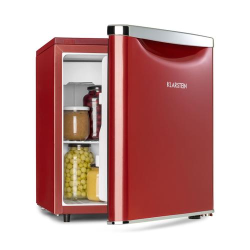Klarstein Yummy - Mini réfrigérateur 47l - freezer 3l - 41 dB - rouge