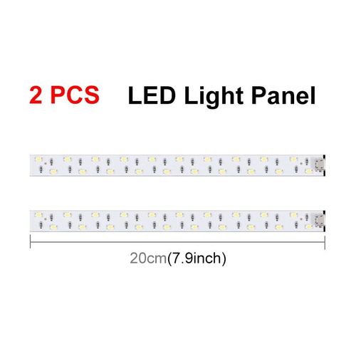 Seul panneau lumineux LED - boîte à lumière pliante de Mini Studio Photo, Kit de tente de Studio de photographie et 6 arrière-plans
