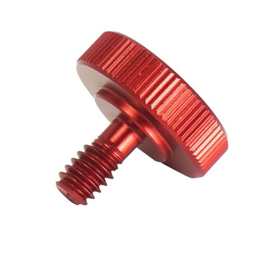 rouge - Adaptateur de vis de 1/4 pouces mâle à femelle, accessoire de Studio pour caméra, trépied de Type L, support de Flash