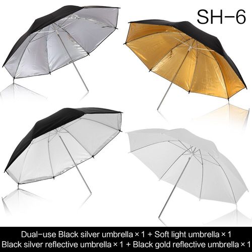 SH-6 - Parapluie diffuseur blanc translucide doux pour Studio Photo Pro, 80cm 33 \, 4 unités, lampe pour éclairage Flash