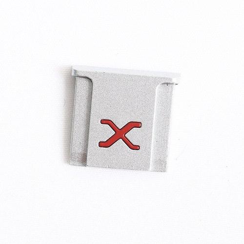 Argent - Couvercle de chaussure et bouton de libération de volet, pour Fujifilm XS10 GFX 50RS