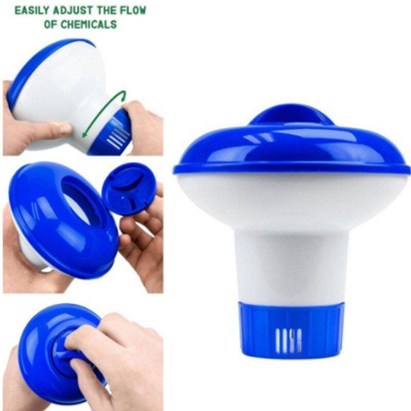 1 PCS - Distributeur de chlore chimique flottant pour les pi... - 7