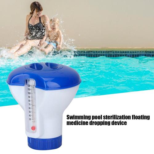 Bleu - Distributeur de produits chimiques pour piscine de 5 pouces, tablette flottante de chlore, applicateur automatique, fournisseur, pompe, accessoires de piscine