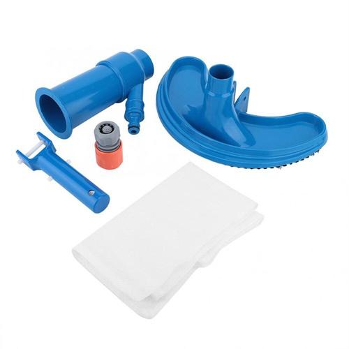 Bleu - Nouvel outil de nettoyage de brosse à aspirateur, pour piscine, Spa, fontaine d'étang