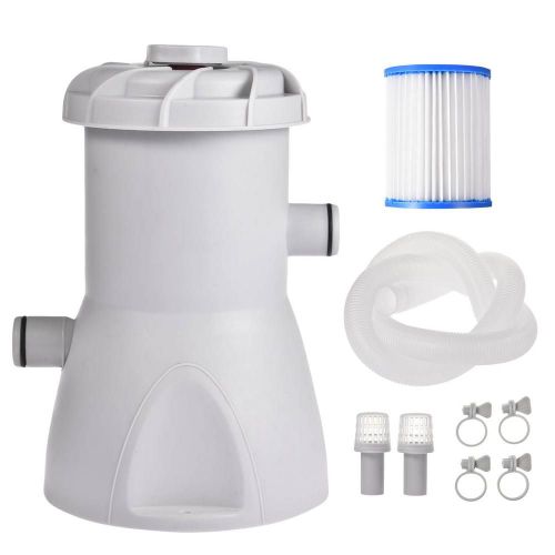 800gal UE - Filtre Pompe de Grande Et Moyenne taille En Plastique Support de Serrage de Circulation de Piscine Filtre À Eau Pompe HS-8660