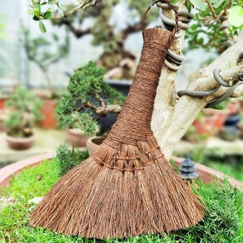 L 26CM - Brosse de palmier naturelle pour le nettoyage des troncs, outil de bonsaï de jardin, brosse de