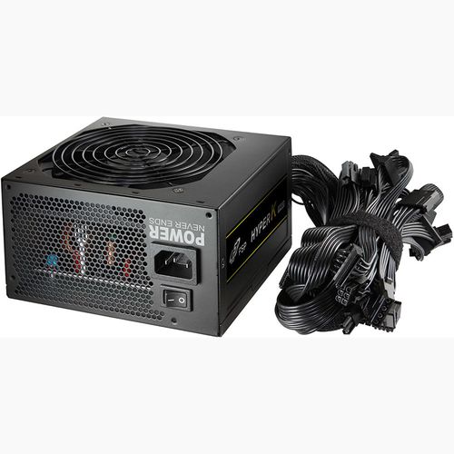 FSP Hyper K Pro 600 - Alimentation électrique (interne) - ATX12V 2.52/ EPS12V 2.92 - 80 PLUS - CA 230 V - 600 Watt - PFC active