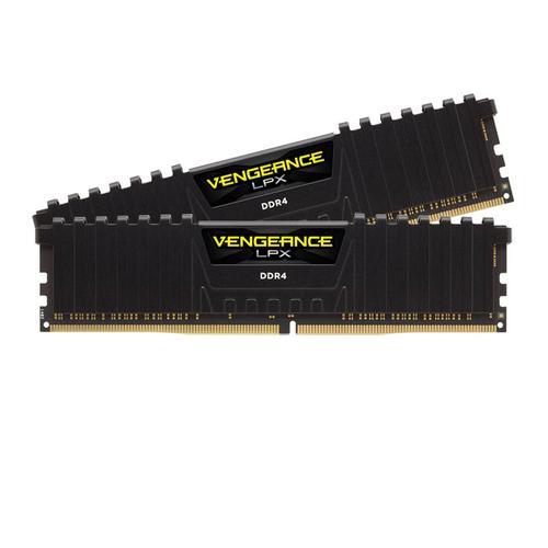 CORSAIR Vengeance LPX - DDR4 - kit - 32 Go: 2 x 16 Go - DIMM 288 broches - 3600 MHz / PC4-28800 - CL16 - 1.35 V - mémoire sans tampon - non ECC - noir