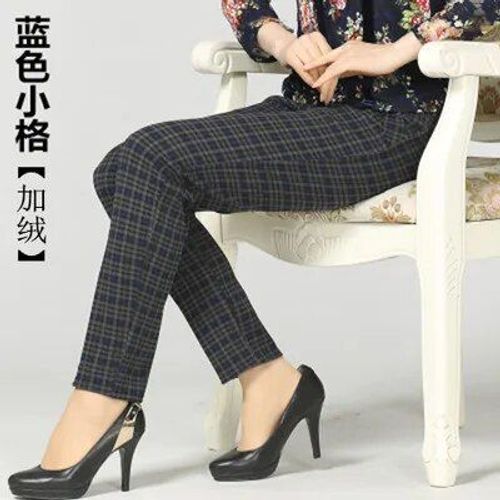 Leggings En Velours Imprimé Fleuri Pour Femme,Pantalon Mère Chaud,Grande Taille,Automne Et Hiver