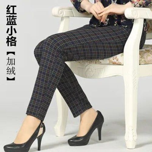Leggings En Velours Imprimé Fleuri Pour Femme,Pantalon Mère Chaud,Grande Taille,Automne Et Hiver