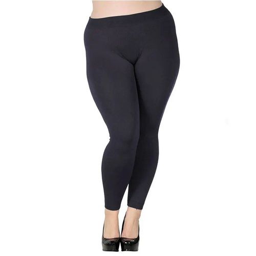 Leggings Taille Haute Sans Couture En Modal Pour Femme,Pantalon Extensible Pleine Longueur,Rinçage Basique,Document Solide,Long,Grande Taille