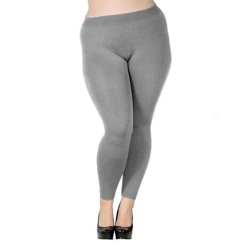 Leggings Taille Haute Sans Couture En Modal Pour Femme,Pantalon Extensible Pleine Longueur,Rinçage Basique,Document Solide,Long,Grande Taille
