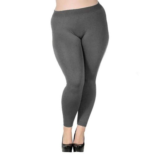 Leggings Taille Haute Sans Couture En Modal Pour Femme,Pantalon Extensible Pleine Longueur,Rinçage Basique,Document Solide,Long,Grande Taille