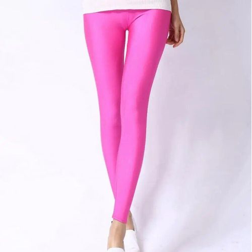 Leggings Néon Monochromes Pour Femmes,Pantalons Sexy Pour Femmes,Vêtements Pour Filles,Étirés,Printemps,2022