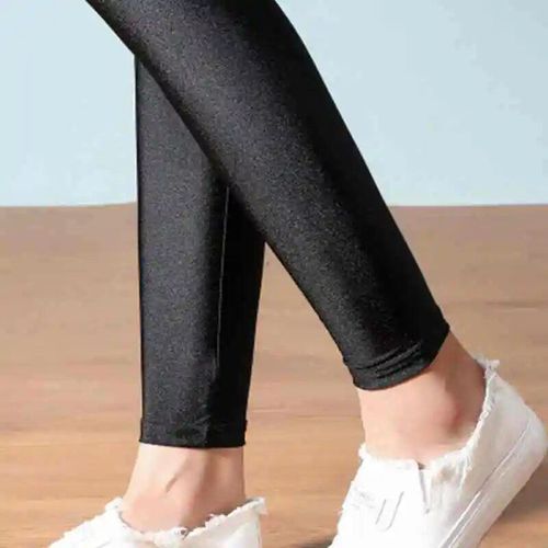 Legging Noir Brillant Pour Femme,Pantalon De Fitness Décontracté,Pantalon De Résilience,Long Pied De Pas,Dame,600