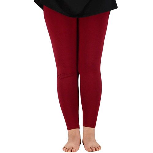 Azue-Leggings En Fibre De Bambou Pour Femme,Taille Artificiel Astique,Décontracté,Grande Taille,Haute Commande,Pantalon D'entraînement Basique