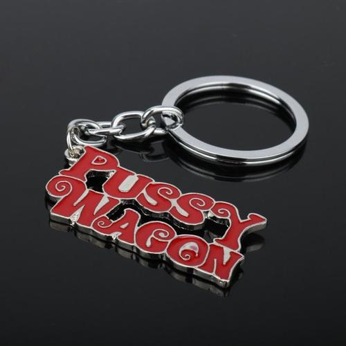 Porte-Clés Série Film Kill Bill,Pendentif Lettre «Chatte Wagon»,Métal Émail,Accessoires Cadeau Pour Femmes/Hommes - Type Red #B